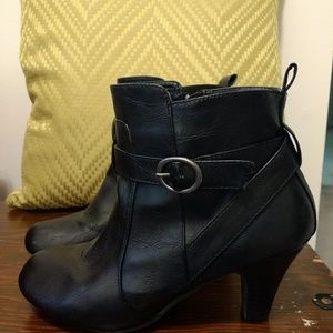 Madden Girl Rugged Pho-Leather Heeled Boots